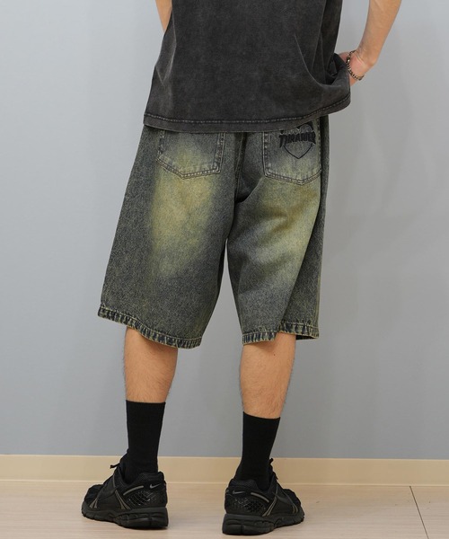 THRASHER(スラッシャー)の「【ムラサキスポーツ限定】THRASHER/スラッシャー デニムショーツ 膝下丈 ブランド刺繍 253TH1SP042(その他パンツ・メンズ・ブラック/インディゴブルー・M/L)」の18枚目の写真