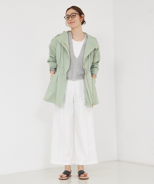 qualite scape(カリテ スケープ)の「ドロストマウンテンパーカー(マウンテンパーカー・レディース・カーキ/ネイビー・38/36)」の6枚目の写真