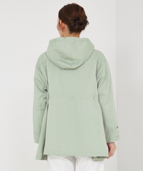 qualite scape(カリテ スケープ)の「ドロストマウンテンパーカー(マウンテンパーカー・レディース・カーキ/ネイビー・38/36)」の13枚目の写真