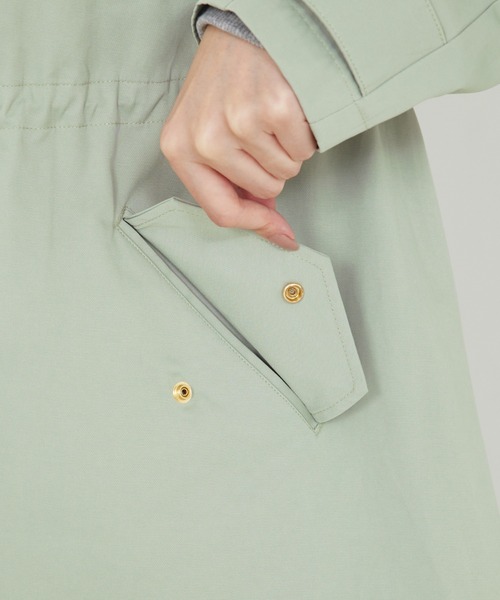 qualite scape(カリテ スケープ)の「ドロストマウンテンパーカー(マウンテンパーカー・レディース・カーキ/ネイビー・38/36)」の17枚目の写真