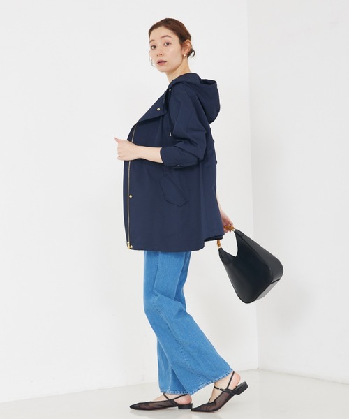 qualite scape(カリテ スケープ)の「ドロストマウンテンパーカー(マウンテンパーカー・レディース・カーキ/ネイビー・38/36)」の4枚目の写真