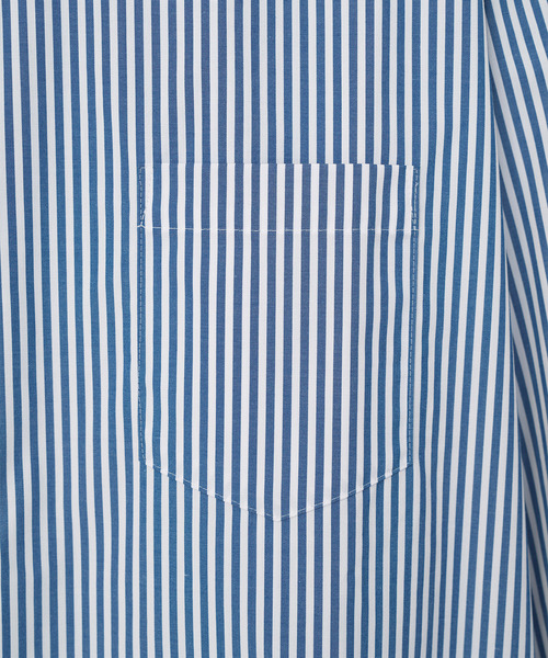 VICTIM(ヴィクティム)の「VICTIM ヴィクティム / STRIPE BIG SHIRT ビッグシルエットストライプシャツ / VTM-25-S-002(シャツ/ブラウス・メンズ・ブルー/グレー/ブラック・1/2)」の17枚目の写真