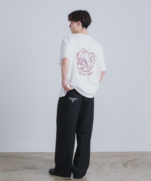 Remember.(リメンバー)の「【タックワイドスラックス/ストライプ&無地】(スラックス・メンズ・ブラック/ネイビー/ブラウン・LARGE/MEDIUM)」の12枚目の写真