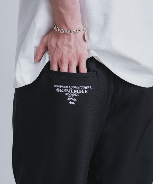 Remember.(リメンバー)の「【タックワイドスラックス/ストライプ&無地】(スラックス・メンズ・ブラック/ネイビー/ブラウン・LARGE/MEDIUM)」の15枚目の写真