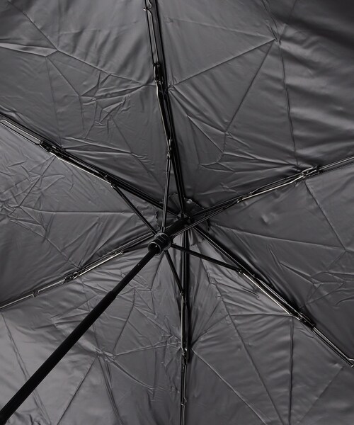 SHOO・LA・RUE（シューラルー）の「【折りたたみ傘/晴雨兼用】【Wpc．】遮光フリルクラシック ミニ（折りたたみ傘・レディース・パープル/ライトベージュ/ブラック・00）」の7枚目の写真