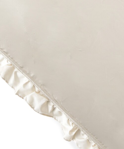 SHOO・LA・RUE（シューラルー）の「【折りたたみ傘/晴雨兼用】【Wpc．】遮光フリルクラシック ミニ（折りたたみ傘・レディース・パープル/ライトベージュ/ブラック・00）」の8枚目の写真