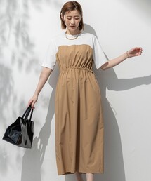 撥水加工/汗シミ防止/洗える】コンビデザイン マルチワンピース