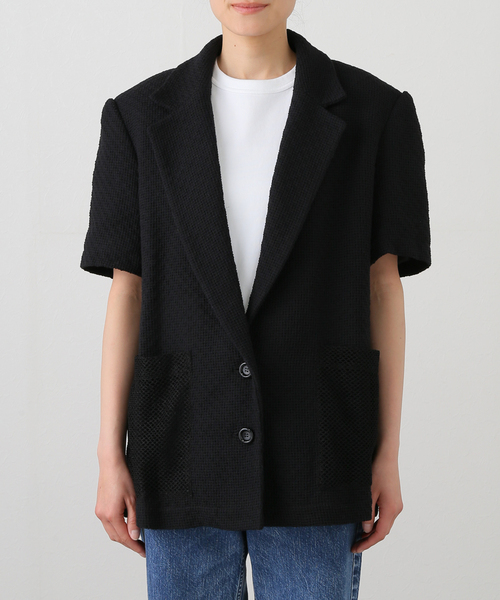 FUMIE TANAKA（フミエタナカ）の「【FUMIE TANAKA(フミエタナカ)】nature hlfe JK：ジャケット（その他アウター・レディース・ブラック・2）」の11枚目の写真