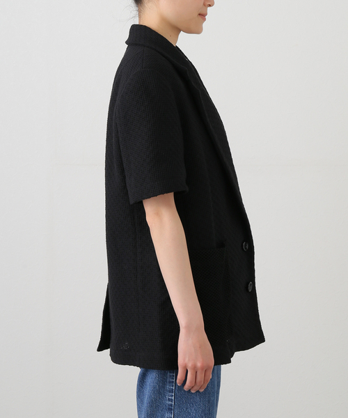 FUMIE TANAKA（フミエタナカ）の「【FUMIE TANAKA(フミエタナカ)】nature hlfe JK：ジャケット（その他アウター・レディース・ブラック・2）」の8枚目の写真