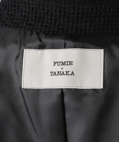FUMIE TANAKA（フミエタナカ）の「【FUMIE TANAKA(フミエタナカ)】nature hlfe JK：ジャケット（その他アウター・レディース・ブラック・2）」の4枚目の写真