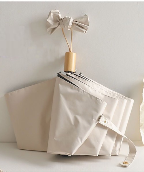 TABI PAL（タビパル）の「雨晴れ兼用　折りたたみ傘（折りたたみ傘・レディース・ベージュ/ブルー/グレー/Off White・FREE）」の7枚目の写真