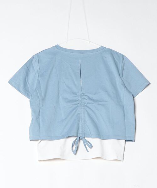 NERGY(ナージー)の「【別注】ナージージャパン NERGY ALPENセットT_ 限定コラボ(Tシャツ/カットソー・レディース・チャコールグレー/オフホワイト/サックスブルー・M/L)」の4枚目の写真
