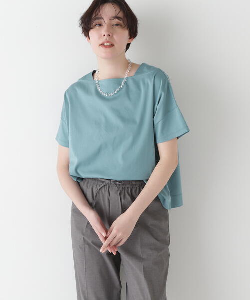 セール】◇【汗ジミ軽減】機能素材バック刺繍ロゴプルオーバー（T