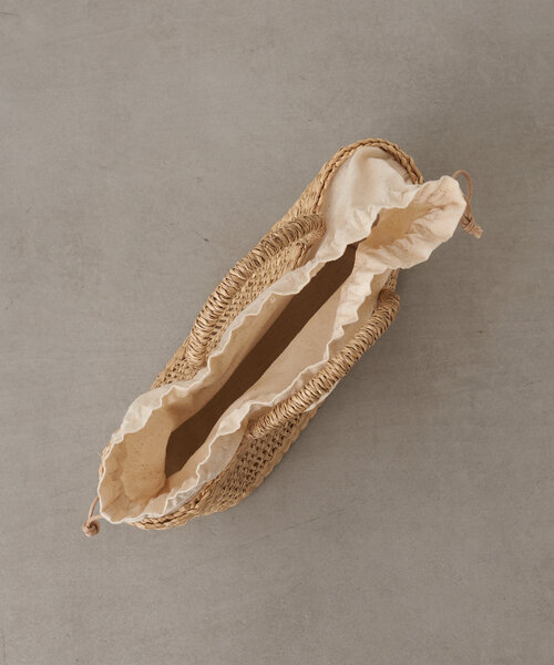 Jena espace merveilleux（ジェナ　エスパスメルヴェイユ）の「シーグラストートバッグ（トートバッグ・レディース・ブラック/ベージュ・FREE）」の11枚目の写真