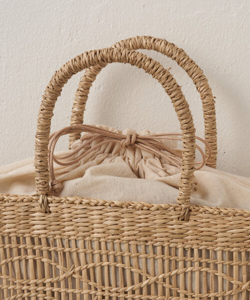 Jena espace merveilleux（ジェナ　エスパスメルヴェイユ）の「シーグラストートバッグ（トートバッグ・レディース・ブラック/ベージュ・FREE）」の13枚目の写真