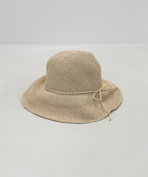 fredy emue（フレディエミュ）の「【Benelli Montacone/ベネリ モンタコーネ】リボンペーパーハット（ハット・レディース・ブラウン/ベージュ・FREE）」の13枚目の写真