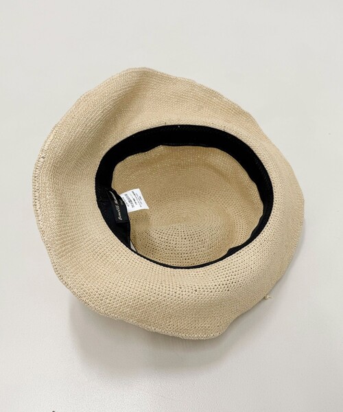 fredy emue（フレディエミュ）の「【Benelli Montacone/ベネリ モンタコーネ】リボンペーパーハット（ハット・レディース・ブラウン/ベージュ・FREE）」の7枚目の写真