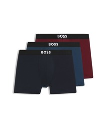 BOSS（ボス）の「ロングボクサーパンツ3枚セット ストレッチコットン ロゴ（ボクサーパンツ）」