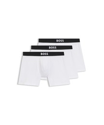 BOSS（ボス）の「ロングボクサーパンツ3枚セット ストレッチコットン ロゴ（ボクサーパンツ）」