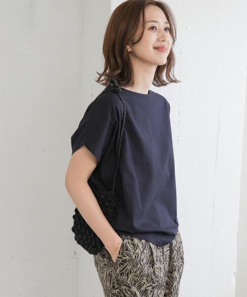 セール】ドライコットンボートネックプルオーバー（Tシャツ/カットソー
