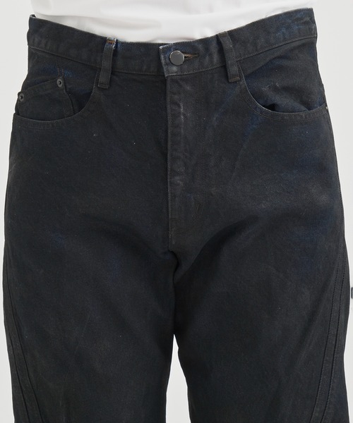 【NVRFRGT】 COATING 3D TWISTEDWIDELEGJEANS NVRFRGT - 【残りわずか】3D Twisted Wide Leg Jeans | ACRMTSM