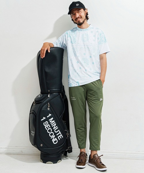 1minute 1second(ワンミニットワンセカンド)の「mt9673-bandana pattern mock neck T モックネックTシャツ(Tシャツ/カットソー・メンズ・ブラック×ホワイト/ホワイト×ブラック/ホワイト×ブルー・S/M/L/XL)」の6枚目の写真