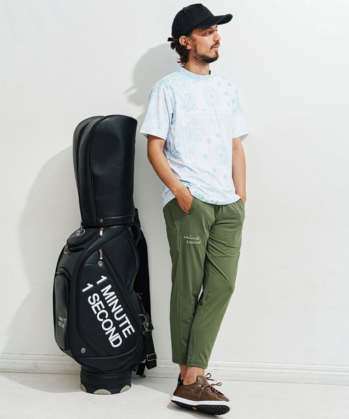 1minute 1second(ワンミニットワンセカンド)の「mt9673-bandana pattern mock neck T モックネックTシャツ(Tシャツ/カットソー・メンズ・ブラック×ホワイト/ホワイト×ブラック/ホワイト×ブルー・S/M/L/XL)」の7枚目の写真