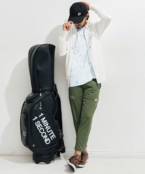 1minute 1second(ワンミニットワンセカンド)の「mt9673-bandana pattern mock neck T モックネックTシャツ(Tシャツ/カットソー・メンズ・ブラック×ホワイト/ホワイト×ブラック/ホワイト×ブルー・S/M/L/XL)」の8枚目の写真