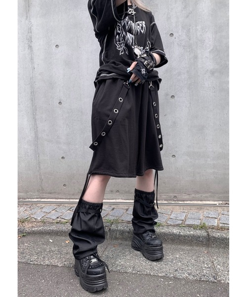 hauls はうるず じゃらじゃらサスペンダーショーツ 本物の Hauls（ハウルズ）の「じゃらじゃらサスペンダーしょーつ