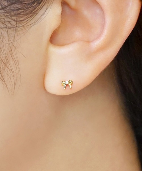 TAKE-UP セカンドピアス K18 ハーフピアス ネコ テイクアップ TAKE-UP 【 Solo Pierce】[ セカンドピアス] K18