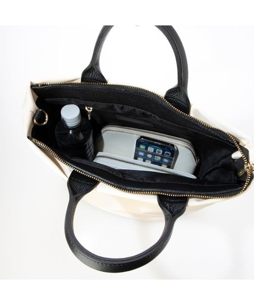 Mode et Jacomo（モードエジャコモ）の「【M Rose】トートバッグ（トートバッグ・レディース・アイボリー・FREE）」の2枚目の写真