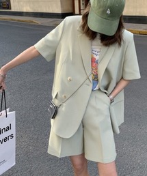 aremoi（アレモイ）の「【aremoi / アレモイ】セットアップ ジャケット/ハーフパンツ（セットアップ）」