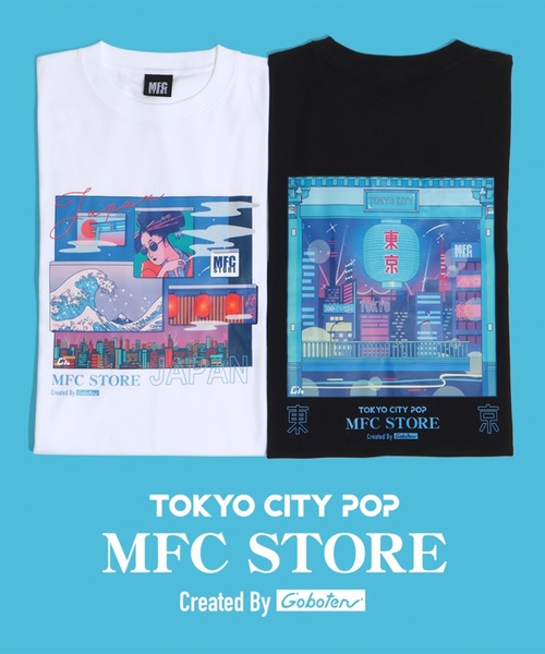 MFC STORE(エムエフシーストア)の「GOBOTEN x MFC STORE JAPAN S/S TEE(Tシャツ/カットソー・メンズ・ブラック/ホワイト・S/M/L/XL/XXL)」の3枚目の写真
