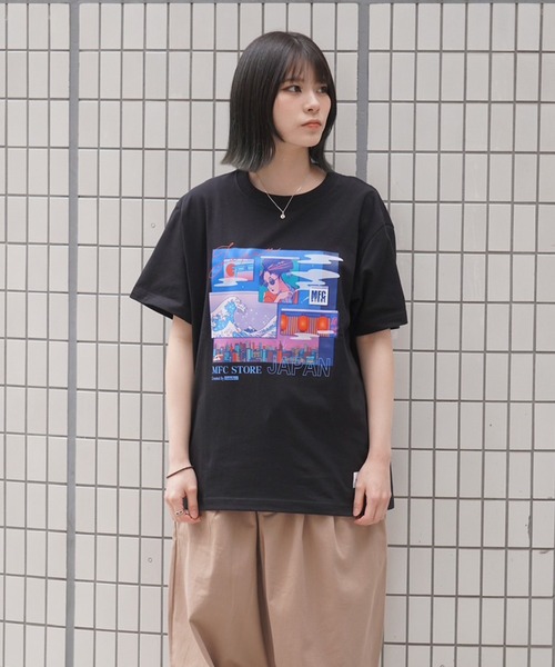 MFC STORE(エムエフシーストア)の「GOBOTEN x MFC STORE JAPAN S/S TEE(Tシャツ/カットソー・メンズ・ブラック/ホワイト・S/M/L/XL/XXL)」の13枚目の写真