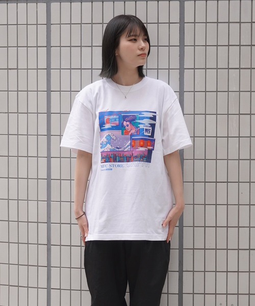 MFC STORE(エムエフシーストア)の「GOBOTEN x MFC STORE JAPAN S/S TEE(Tシャツ/カットソー・メンズ・ブラック/ホワイト・S/M/L/XL/XXL)」の15枚目の写真