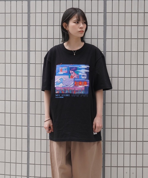 MFC STORE(エムエフシーストア)の「GOBOTEN x MFC STORE JAPAN S/S TEE(Tシャツ/カットソー・メンズ・ブラック/ホワイト・S/M/L/XL/XXL)」の17枚目の写真
