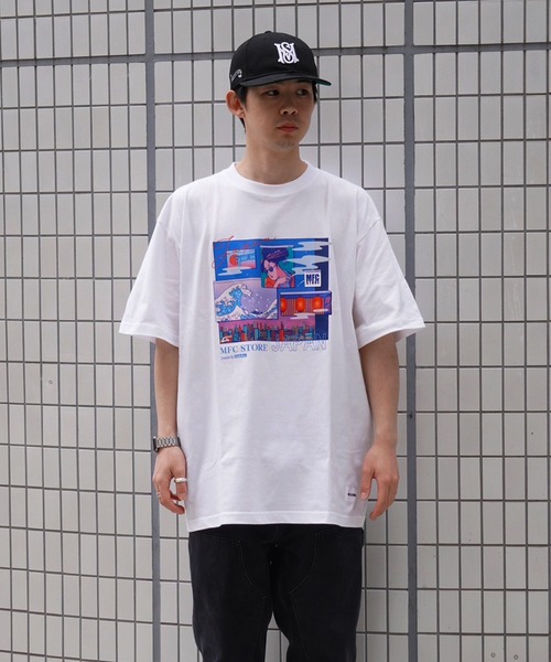 MFC STORE(エムエフシーストア)の「GOBOTEN x MFC STORE JAPAN S/S TEE(Tシャツ/カットソー・メンズ・ブラック/ホワイト・S/M/L/XL/XXL)」の18枚目の写真