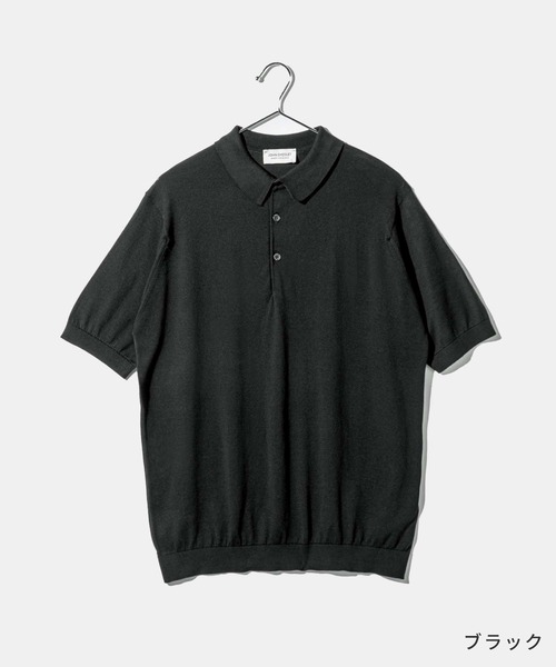 美品現行 JOHN SMEDLEY ジョンスメドレー 半袖コットンニットTシャツ JOHN SMEDLEY｜ジョンスメドレー日本公式
