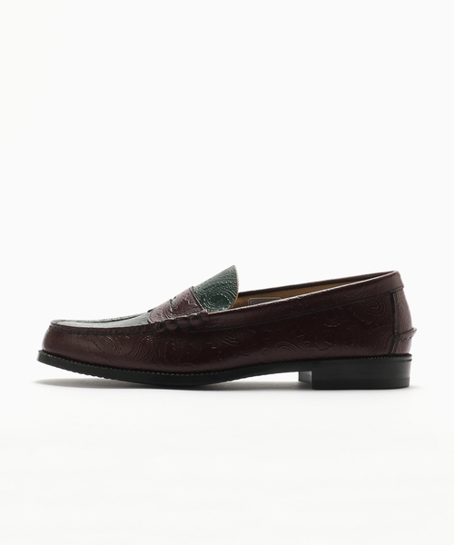 The Kenford Fineshoes(ケンフォードファインシューズ)の「The Kenford Fineshoes / ペイズリービーブロ コンビローファー(ローファー・メンズ・ブラウン・25cm/25.5cm/26.5cm/27cm/26cm)」の10枚目の写真