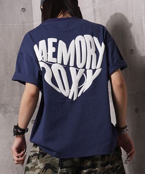 #MEMORY（メモリー）の「【MEMORY】ハート発砲 半袖 Tシャツ / Heart Firing Short-Sleeved T-Shirt（Tシャツ/カットソー・メンズ・ブラック/ブラウン/ホワイト/ネイビー・M/L/XL）」の4枚目の写真
