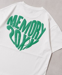 【MEMORY】ハート発砲 半袖 Tシャツ / Heart Firing Short-Sleeved T-Shirt