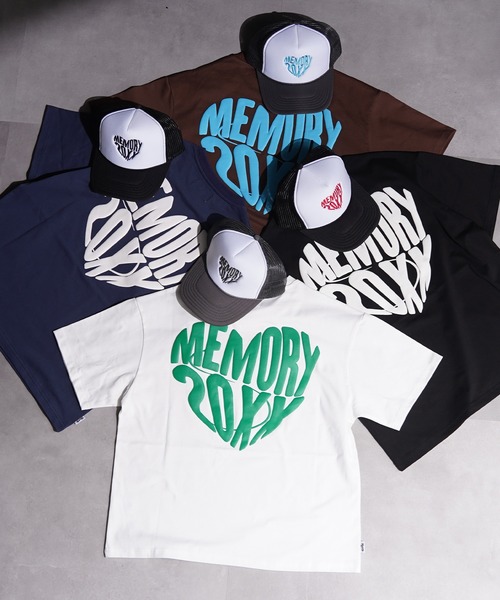 #MEMORY（メモリー）の「【MEMORY】ハート発砲 半袖 Tシャツ / Heart Firing Short-Sleeved T-Shirt（Tシャツ/カットソー・メンズ・ブラック/ブラウン/ホワイト/ネイビー・M/L/XL）」の5枚目の写真