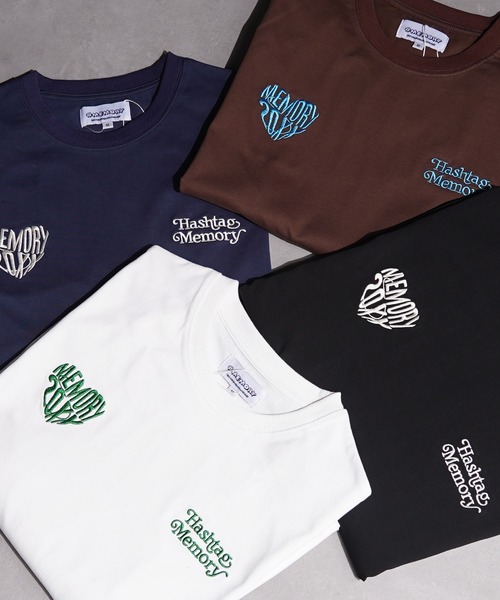 #MEMORY（メモリー）の「【MEMORY】ハート発砲 半袖 Tシャツ / Heart Firing Short-Sleeved T-Shirt（Tシャツ/カットソー・メンズ・ブラック/ブラウン/ホワイト/ネイビー・M/L/XL）」の6枚目の写真