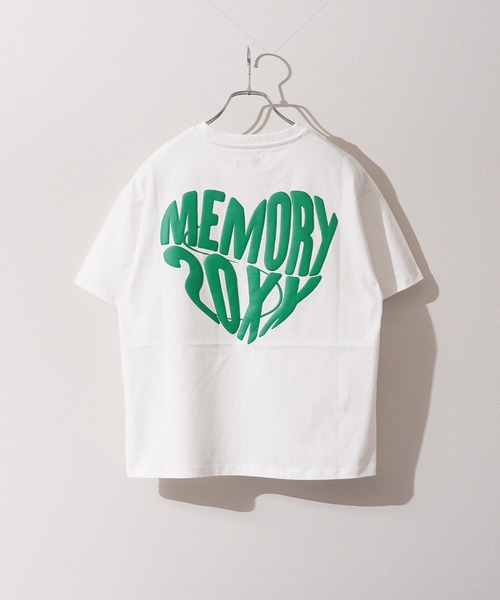 #MEMORY（メモリー）の「【MEMORY】ハート発砲 半袖 Tシャツ / Heart Firing Short-Sleeved T-Shirt（Tシャツ/カットソー・メンズ・ブラック/ブラウン/ホワイト/ネイビー・M/L/XL）」の8枚目の写真