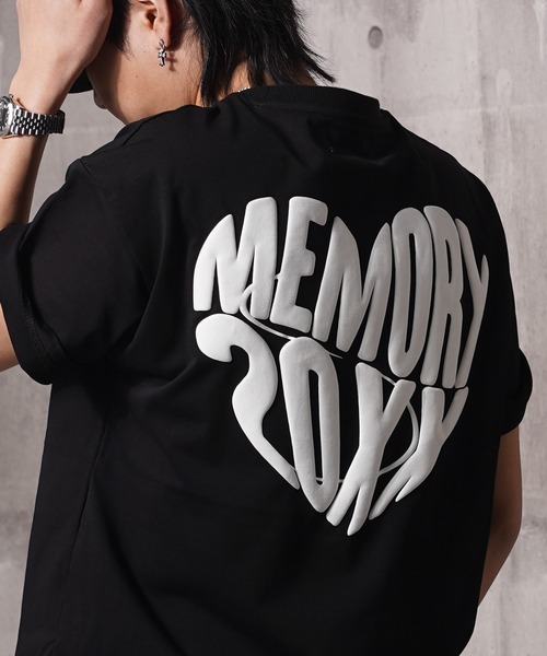#MEMORY（メモリー）の「【MEMORY】ハート発砲 半袖 Tシャツ / Heart Firing Short-Sleeved T-Shirt（Tシャツ/カットソー・メンズ・ブラック/ブラウン/ホワイト/ネイビー・M/L/XL）」の20枚目の写真