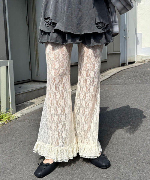 CIAOPANIC（チャオパニック）の「レースフレアレイヤードフリル