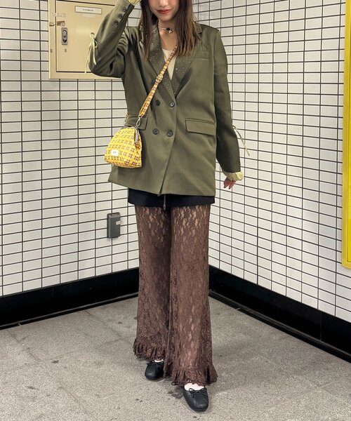 CIAOPANIC レースフレアレイヤードフリルパンツ レースフレアレイヤードフリルパンツ（その他パンツ
