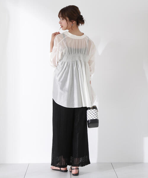 PROPORTION BODY DRESSING（プロポーションボディドレッシング）の「＜Ｅ＞レースキャミロンパース / 1215147601（サロペット/オーバーオール・レディース・ブラック/ホワイト系その他・SMALL/MEDIUM）」の10枚目の写真