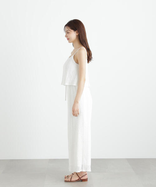 PROPORTION BODY DRESSING（プロポーションボディドレッシング）の「＜Ｅ＞レースキャミロンパース / 1215147601（サロペット/オーバーオール・レディース・ブラック/ホワイト系その他・SMALL/MEDIUM）」の16枚目の写真