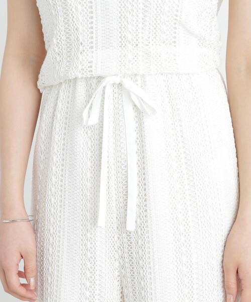 PROPORTION BODY DRESSING（プロポーションボディドレッシング）の「＜Ｅ＞レースキャミロンパース / 1215147601（サロペット/オーバーオール・レディース・ブラック/ホワイト系その他・SMALL/MEDIUM）」の21枚目の写真